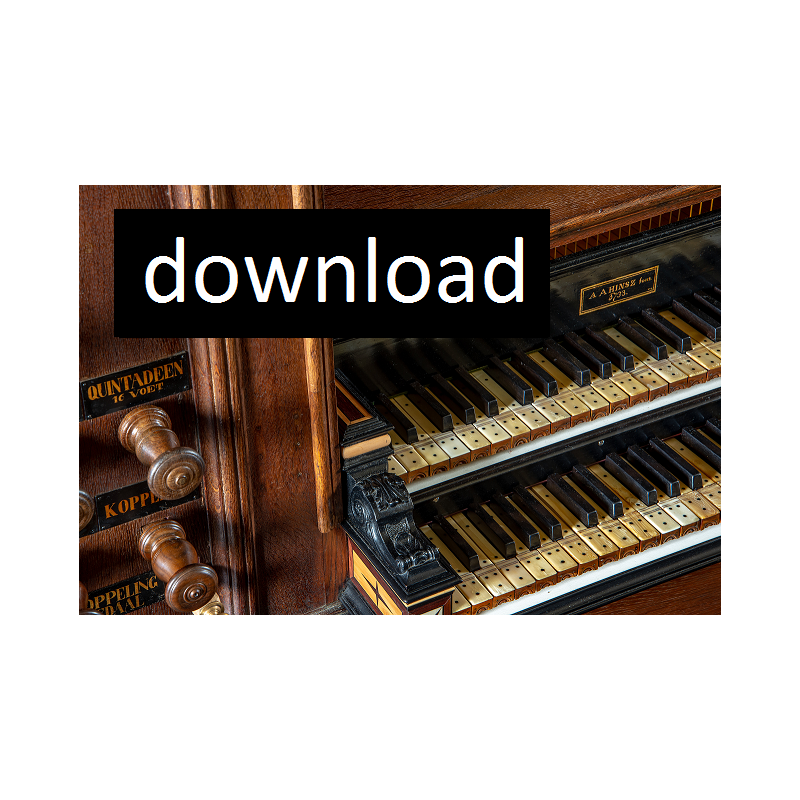 Orgeldemo + Improvisatie Sietze de Vries (download)